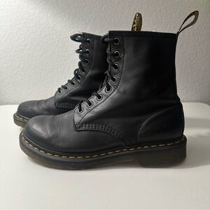 Dr. Martens Black Leather Boots